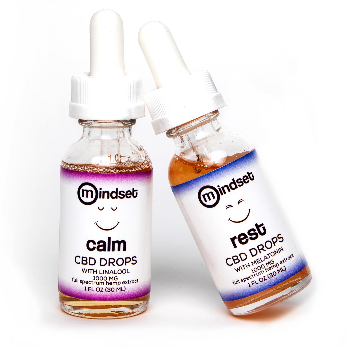 Mindset Calm + Rest Drops Set
