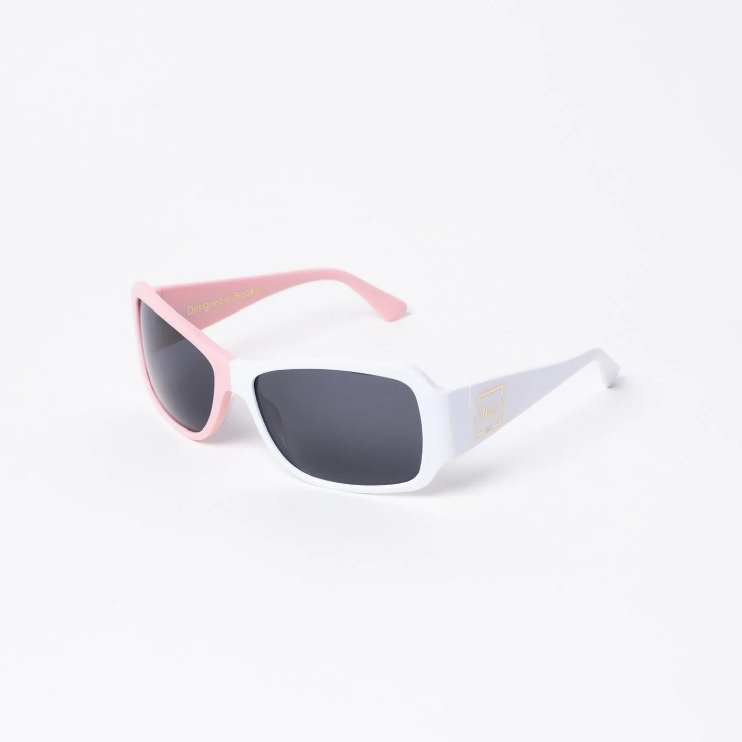 INDY Maui Sunglasses in Pink + White
