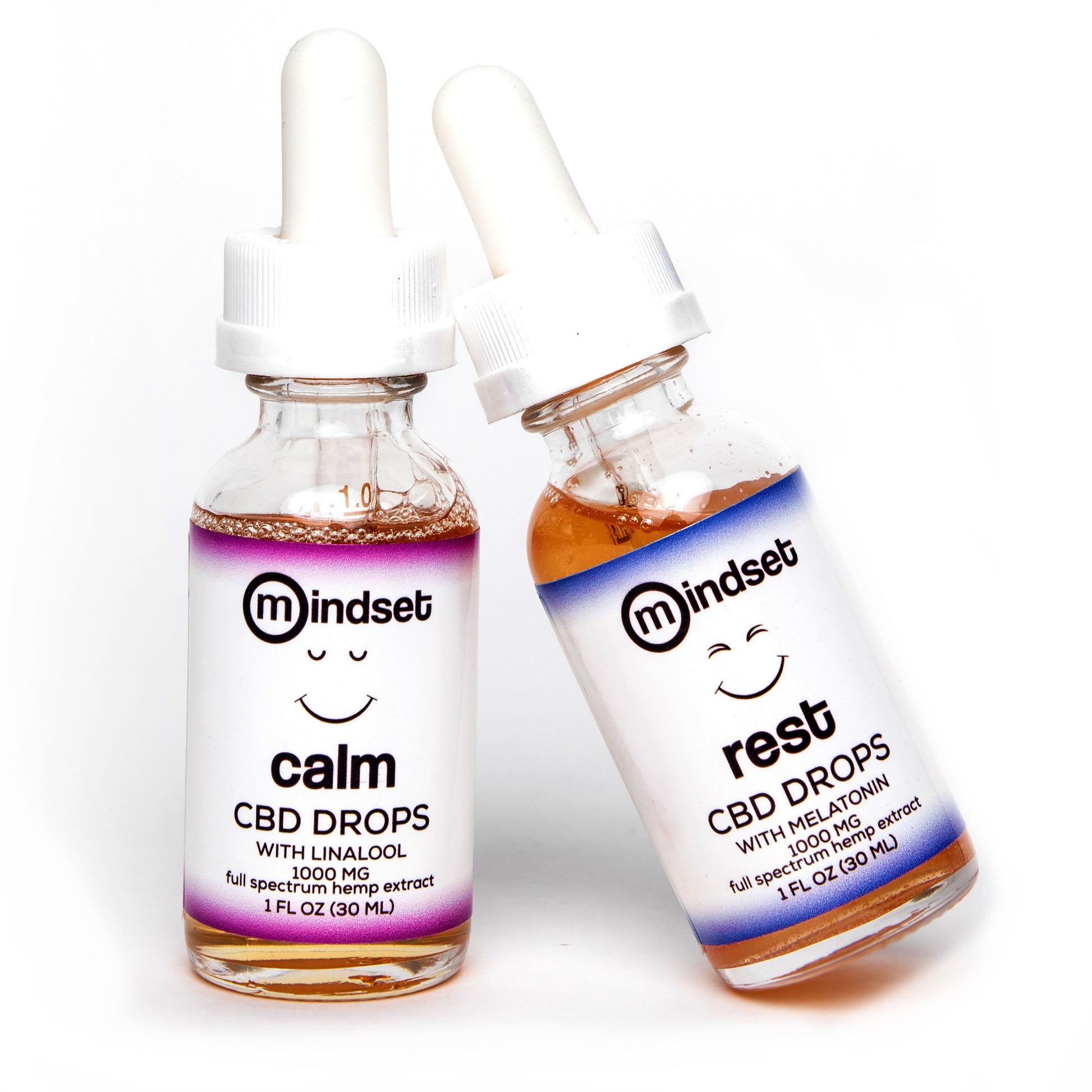 Mindset Calm + Rest Drops Set