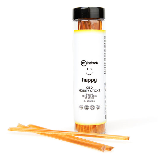 Mindset Happy CBD Honey Sticks